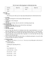 Quy tắc đếm dạng lập số có điều kiện kèm theo.