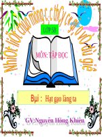 Tuần 14. Hạt gạo làng ta