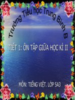 Tuần 28. Ôn tập Giữa Học kì II