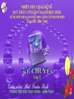 Tuần 24. Kể chuyện được chứng kiến hoặc tham gia (một việc làm tốt góp phần bảo vệ trật tự, an ninh)