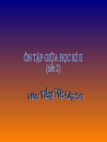 Tuần 28. Ôn tập Giữa Học kì II