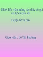 Tuần 7. Những người bạn tốt