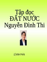 Tuần 27. Đất nước
