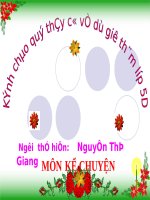 Tuần 16. Kể chuyện được chứng kiến hoặc tham gia (về một buổi sum họp đầm ấm trong gia đình)