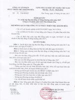 01.Quyết định triệu tập ĐHĐCĐ thường niên năm 2017