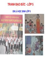 Bài 1. Em là học sinh lớp 5