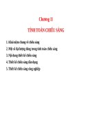 Chương 11 TÍNH TOÁN CHIẾU SÁNG 