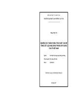 Nghiên cứu thành phần, tính chất của bê tông cốt liệu nhẹ dùng trong xây dựng cầu ở việt nam tt