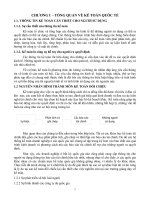 tổng hợp kiến thức môn kế toán quốc tế 