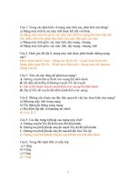 đề cương trắc nghiệm lập trình mạng 