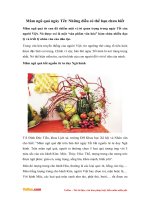 nhung luu y khi bay mam ngu qua ngay tet