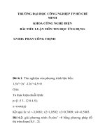 bài tiểu luận môn tin học ứng dụng 