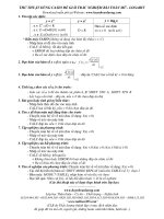 Thủ thuật Casio để giải bài toàn mũ  logarit