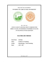 Effect of hot water treatment combined with edible coating and modified atmosphere packaging on yellowing of thai lime fruit  