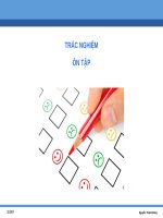 ôn tập trắc nghiệm thị trường chứng khoán 