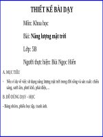 Bài 41. Năng lượng mặt trời