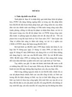 Phi tội phạm hóa trong bộ luật Hình sự 2015 (tt)