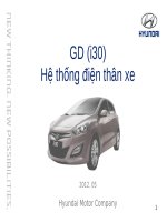 Hệ thống điện thân xe GD BE