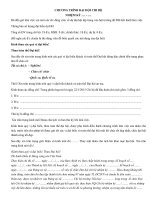 loi dan chuong trinh dai hoi chi bo