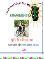 Bài 3. Đi xe đạp an toàn