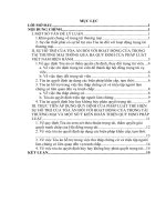 Bài tập học kỳ môn Luật Thương mại 2