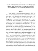 TIỂU LUẬN TRIẾT   mối QUAN hệ BIỆN CHỨNG GIỮA cơ sở hạ TẦNG và KIẾN TRÚC THƯỢNG TẦNG, sự vận DỤNG của ĐẢNG TA TRONG đổi mới KINH tế với đổi mới hệ THỐNG CHÍNH TRỊ