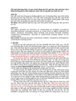 Đổi mới phương thức và quy trình đánh giá kết quả học tập môn học theo định hướng phát triển năng lực sinh viên trong đào tạo theo tín chỉ 