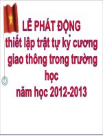 Anh tuyên truyền an toàn giao thông 2012-2013