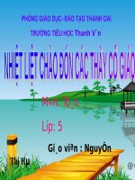 Ôn tập về tính diện tích, thể tích một số hình