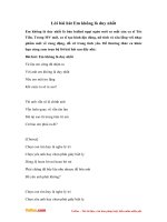 loi bai hat em khong la duy nhat