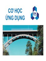 Bài giảng Cơ học Ứng dụng ThS. Nguyễn Thái Hiền ĐH Bách Khoa TPHCM