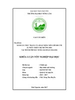 Đánh giá ảnh hưởng của hoạt động môi giới bđs tới sự phát triển thị trường bđs trên địa bàn thành phố bắc ninh, tỉnh bắc ninh 