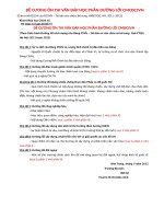 ĐỀ CƯƠNG ôn THI vấn đáp HỌC PHẦN ĐƯỜNG lối CMCĐCSVN 