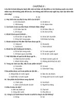 trắc nghiệm tổng quan du lịch 