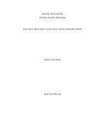 Giao thức trục giao và ứng dụng trong toán phổ thông