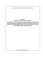 Dự án ĐTM sản xuất ống thép chịu nhiệt