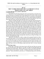 skkn một vài biện pháp phát huy vai trò ban cán sự trong công tác chủ nhiệm 