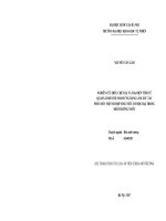 NGHIÊN cứu điều CHẾ tio2 và tio2 BIẾN TÍNH từ QUẶNG ILMENITE NHẰM ỨNG DỤNG làm xúc tác PHÂN hủy một số hợp CHẤT hữu cơ độc hại TRONG môi TRƯỜNG nước 