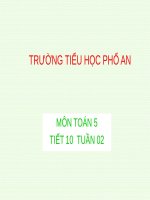 Hỗn số (tiếp theo)