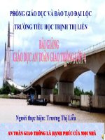 Bài 2. Vạch kẻ đường, cọc tiêu và rào chắn