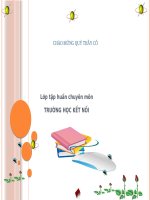 Bai giảng trường học kết nối