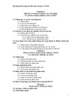 Đề cương chi tiết 75t + định hướng ôn tập môn tin học 