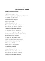 Loi bai hat Mot cong mot lon hon hai Son Tung Mtp