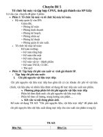 Tổ chức bộ máy và tập hợp CPSX, tính giá thành của SP giấy 