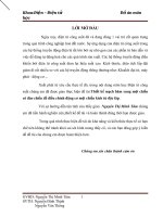 Thiết kế mạch băm xung một chiều có đảo chiều để điều chỉnh động cơ một chiều kích từ độc lâp 