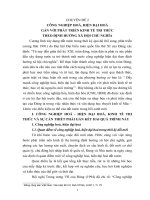 BÀI GIẢNG KINH tế CHÍNH TRỊ   CHUYÊN đề CÔNG NGHIỆP hóa, HIỆN đại hóa gắn với PHÁT TRIỂN KINH tế TRI THỨC ở VIỆT NAM