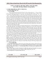 skkn nâng cao hứng thú học tiếng anh cấp THPT qua một số hoạt động ngoại khóa  