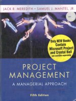 Project management a managerial approach 5th by merdedith