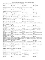 ĐỀ ÔN TẬP HK1LỚP 11 TRĂC NGHIỆM