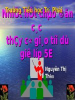 Chia một số thập phân cho một số thập phân